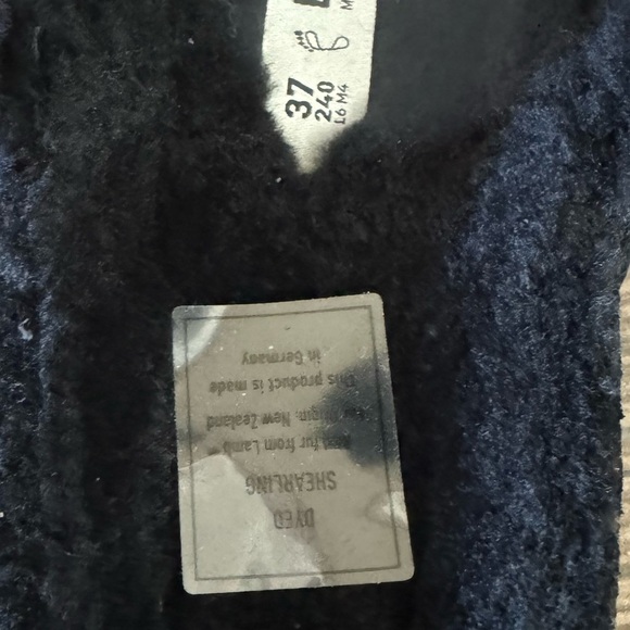 Birkenstock Mayari Shearling Natural Leather Oiled sandals size 6 - Picture 8 of 12